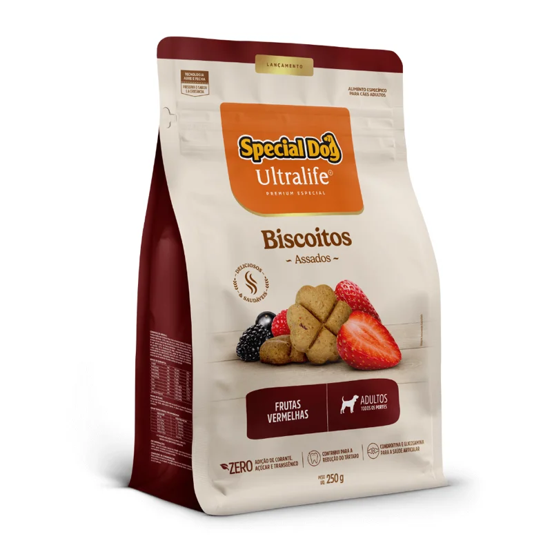 Biscoito Special Dog Ultralife - disponível no pet shop da Mundo Animal em Palotina - PR